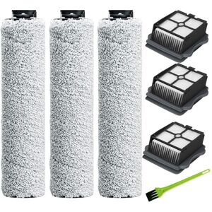 Tlily - Replacement Parts Main Brush Hepa Filter Compatible for Tineco IFloor 3 Floor One S3 Wet Dry Vacuum Cleaner Accessories