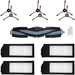 Tlily - Replacement Parts Main Brush Side Brush hepa Filter for Ecovacs X1 Omni X1 Plus X1 Turbo Vacuum Cleaner Accessories