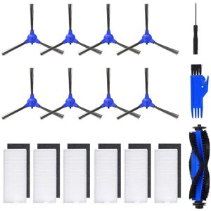 Tlily - Replacement Parts Main Brush Side Brush hepa Filter for Eufy RoboVac 11S 15C 30C 35C Vacuums Cleaner Accessories