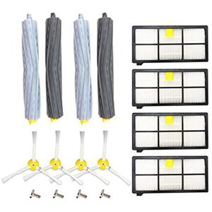 Tlily - Replacement Parts Main Brush Side Brush hepa Filter for iRobot Roomba 900 Series 960 990 Vacuums Cleaner Accessories