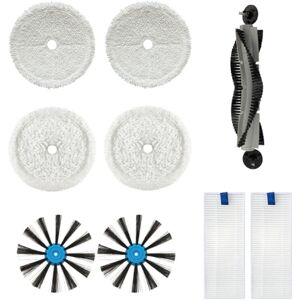Tlily - Replacement Parts Mop Pad Compatible for Bissell 3115 EV675 Robot Vacuum Cleaner Accessories Main Side Brush Mop Cloth