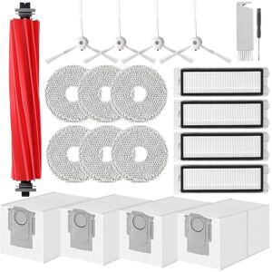 Tlily - Replacement q Robot Vacuum Cleaner Accessory Kit, Main Side Brushes, Mop Cloth Pads, hepa Filters, Dust