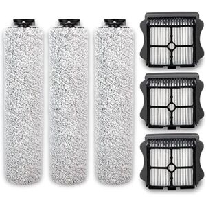 TLILY Replacement Roller Brush and Filter for Floor One S3, IFloor 3