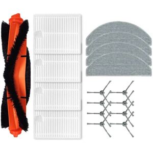 Tlily - Replacement Washable Main Brush Side Filter Mop Cloth