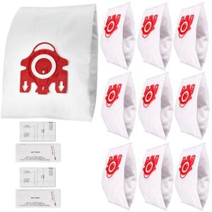 TLILY Replaces 10123220 10 Pack fjm Type Bags and 4 MicroFilters for Miele Vacuum Cleaner Parts