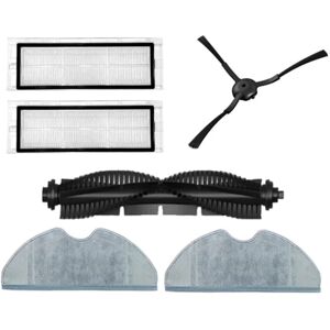 Tlily - Roll Brush Side hepa Filter Mop Cloth Rag for Qihoo 360 S7 Pro