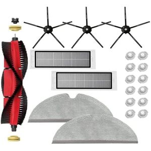 Tlily - Roller Brush Side Brush Hepa Filter for Roborock S5 S502-00 S502-02 S5 Max S6 S6 Maxv S6 Pure Vacuum Cleaner Parts Kit