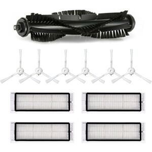 Tlily - Roller Brush Vacuum Cleaner Hepa Filter for 360 S5 S7 Robot Side Accessory Filters Replacements