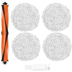Tlily - Roller brush Washable mop pads replacement accessories for Xiaomi STYTJ06ZHM Mijia Pro robotic vacuum cleaner