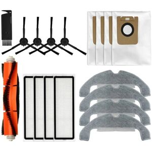 TLILY Roller Side Brush Hepa Filter Mop Cloths Rag Dust Bag