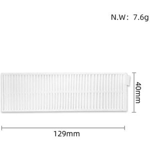 Tlily - Roller Side Brush Mop Filter for Robotic Vacuum Cleaner