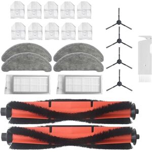 TLILY Rolling Side Brush HEPA Filter and Mops Cloths Dust Bags for Xiaomi Roidmi EVE Plus Robot Vacuum Cleaner Parts