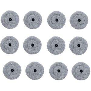 Tlily - Round Mop Cloths for S8 MaxV Ultra G20s Robot Vacuum Cleaner, Replaceable, Washable Cleaning Cloth - 12 Pieces