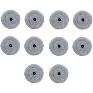 Tlily - Round Mop Cloths for Robot Vacuum Cleaner S8 MaxV Ultra G20s, Replaceable, Washable Cleaning Cloth - 10 Pieces
