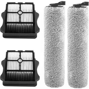 ZVD Set of 4 accessories compatible with Tineco iFloor3 and Floor One S3 vacuum cleaners, 2 hepa filters and 2 brush rollers.