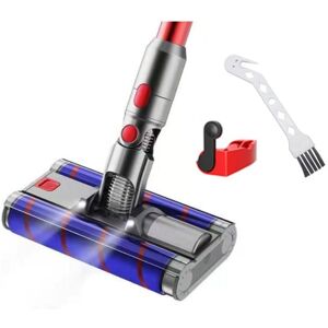 TLILY Soft Double Roller Brush Floor Head for V7 V8 V10 V11 V15 Vacuum Parts Electric with LED Headlights
