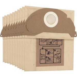 10 Pack Bags for Kärcher WD2 MV2 WD2250 A2004 A2054 Vacuum Cleaner Replacement Dust Bags Kit 6.904-322.0 - Sollbry