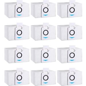 SOLLBRY 12 Pack Vacuum Cleaner Bags Accessories Compatible with Ecovacs Deebot X1 Omni, X1 e Omni, X1 turbo, T20 Omni,T20e Omni, Replacement Dust Bag for
