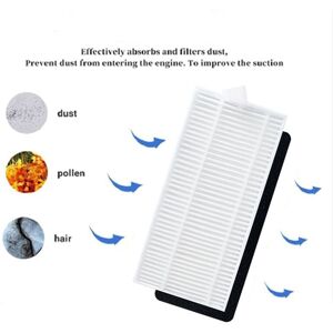 TLILY Spare Part for Xiaomi Lydsto G2 Main Side Brush Hepa Filter Dust Bag Replacement Robot Vacuums Accessory