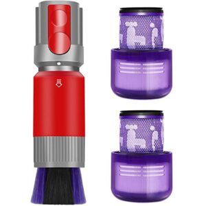 Tlily - Suitable for Dyson V11 Vacuum Cleaner Traceless Dust Removal Soft Brush Ultra-Narrow Space Suction Head Filter