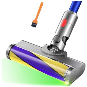 Tlily - Vacuum Attachments with Dust Detection Light for V7 V8 V10 V11 V15 Cordless Cleaners Hardwood Floor Brush Head