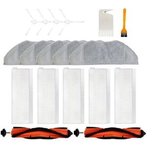 Tlily - Vacuum Cleaner Accessories for Xiaomi G1 Robot Vacuum Mop Main Roller Brush Side Brush Hepa Filter Mop Cloth Floor Care
