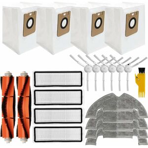 JUNJUN Vacuum Cleaner Accessories Kit Compatible with Robot Dreame L10plus/Z10pro/D10PLUS, Replacement Clean Spare Parts, Replacement Filter Mop Brush Kit