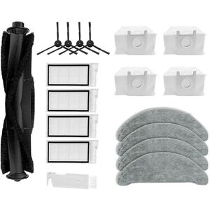 Tlily - Vacuum Cleaner Accessories Main Side Brush Hepa Filter Mop Dust Bag for Xiaomi Roidmi Eve Plus Replacement KIt
