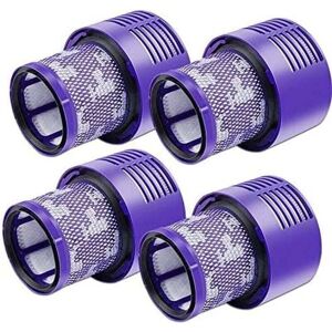 Tonchean - Vacuum Cleaner Accessory4 Pack V10 Filters for Dyson Vacuum Cleaner, 4 Pack Replacement Filters for Dyson V10, V10 Absolute, V10 Animal,