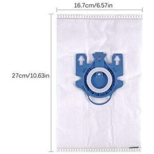 ZVD Vacuum cleaner bags for Miele gn, Miele Complete C3, Complete C2 and Classic C1 vacuum cleaner bags, Hyclean 3D Efficiency Miele (10 bags + 6 files)