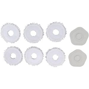 Tlily - Vacuum Cleaner Mop Cloth, Mopping Pads Replacement with Holder for Dreame Bot W10/W10 Pro Sweeping Robot Accessories