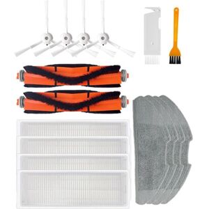 TLILY Vacuum Cleaner Replacement Filter Mop Brush Kit for Mi Robot 2 Lite / Pro MJSTL MJST1S