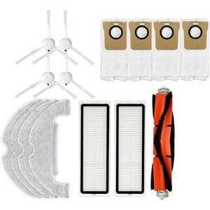 Tlily - Vacuum Cleaner Replacement Parts For Xiaomi STYTJ05ZHM Robot Vacuum Parts Main Side Brush Filter Rag Dust Bags