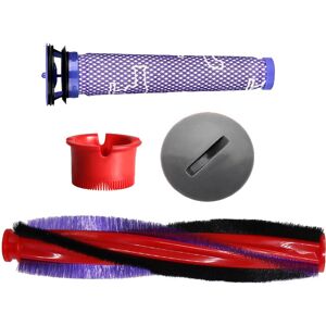 Tlily - Vacuum cleaner replacement roller brush pre-filter end cap tool for Dyson V6 DC59 DC62 SV073 SV03 vacuum cleaner-185mm