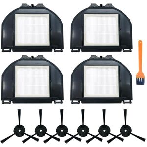 Tlily - Vacuum Hepa Filters Side Brush for Shark RV2310/RV2310AE Washable Robot Replacement Part