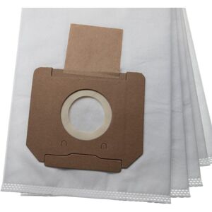Vhbw - 10 microfleece Dust Bags compatible with Kärcher nt 561 Eco Craft, 561 Eco m, 561 Eco Te, 611 Eco Vacuum Cleaner, 75,5 cm x 20cm, White