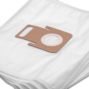 vhbw 10 microfleece Dust Bags compatible with Thomas Multi-Clean X7, Multi-Clean X8, Pet & Family Vacuum Cleaner, White