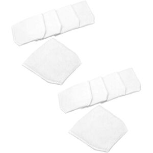 10 microfleece Dust Bags Replacement for Makita 443060-3 for Vacuum Cleaner, White - Vhbw