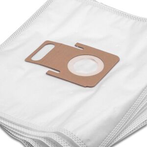 10 microfleece Dust Bags Replacement for Thomas 787243 for Vacuum Cleaner, White - Vhbw