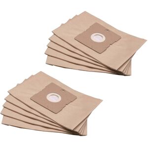 10 Paper Dust Bags Replacement for Kärcher 6.905-225.0 for Vacuum Cleaner, brown - Vhbw