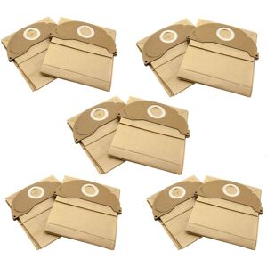 10 Paper Dust Bags Replacement for Swirl K223, K224, K225 for Vacuum Cleaner, brown - Vhbw