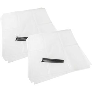 vhbw 10x Dust Collector Bag compatible with Festool 204083, 204294 Dust Extractor, Raw Air Dust Extractor - polyethylene-Dust Bag Set Transparent