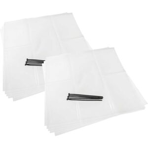 10x Dust Collector Bag compatible with Festool VAB-20, CT-VA-20 Dust Extractor, Raw Air Dust Extractor - polyethylene-Dust Bag Set Transparent - Vhbw