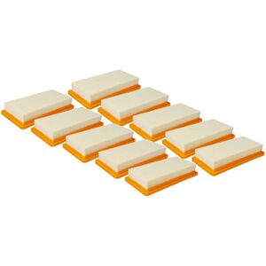 Vhbw - 10x motor filter compatible with Kärcher ds 6000, ds 5200, ds 6, ds 6 Premium, ds 6.000 Vacuum Cleaner