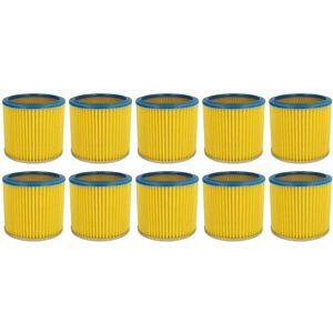 Vhbw - 10x Replacement Filter compatible with Parkside pnts 35/5(E/S), 30/9 e, 30/9(E/S), B1, B2, A1 Vacuum Cleaner - Cartridge Filter