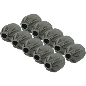 10x Textile Filter Replacement for Bosch 2609256F41, for Industrial Vacuum Cleaner, Wet/Dry Vacuum Cleaner - Textile Bag, Washable, Grey - Vhbw