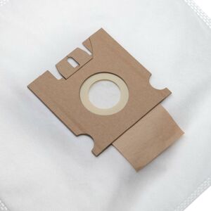 Vhbw - 10x Vacuum Cleaner Bag compatible with Candy CS2020 018, CS2406 011, CS2406 135 Vacuum Cleaner - Microfleece, 27.9 cm x 26.8 cm, White