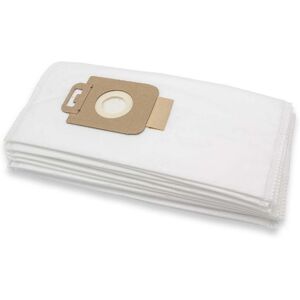 vhbw 10x Vacuum Cleaner Bag compatible with Filter Clean E 3 Vacuum Cleaner, Microfleece, 30.5 cm x 16 cm, White