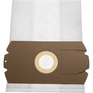 vhbw 10x Vacuum Cleaner Bag compatible with Goblin Skyline 401 Vacuum Cleaner - Microfleece, 39 cm x 18 cm, White