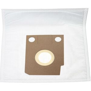 VHBW 10x Vacuum Cleaner Bag compatible with Hoover 3724, 366, 225, 227 Alpina, 35, 33, 31, 21, 3726 Vacuum Cleaner, Microfleece, 28 cm x 24 cm, White